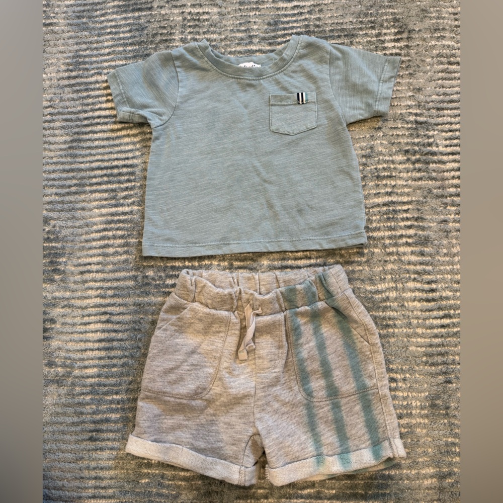 Splendid blue and gray two piece set
